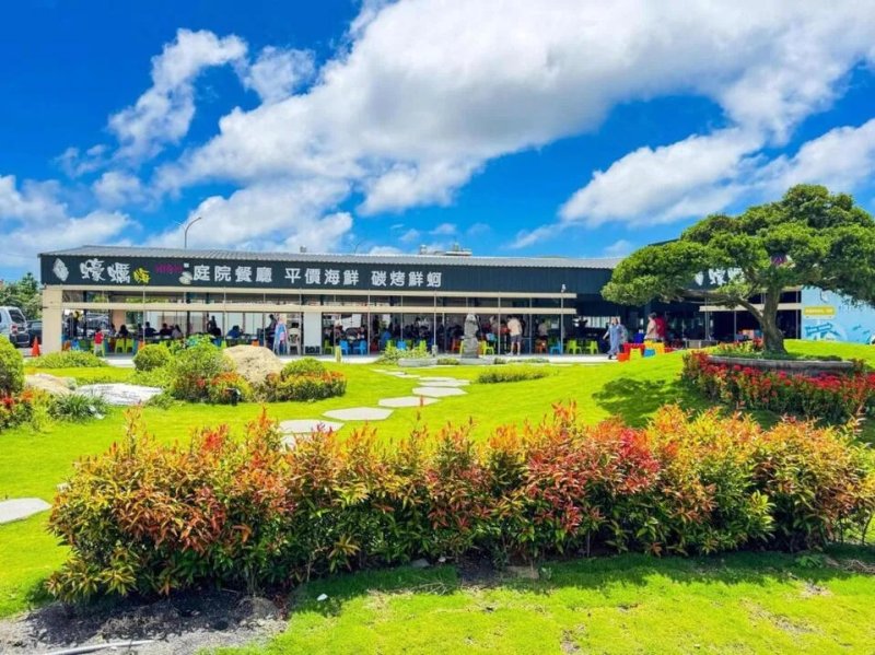 嘉義東石海鮮餐廳 親子樂遊漁人碼頭 蚵仔現烤DIY自助吃到飽