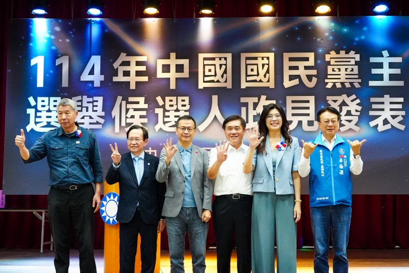 國民黨黨主席政見會高雄壓軸登場　郝龍斌、羅智強立軍令狀：南二都若不勝就辭職