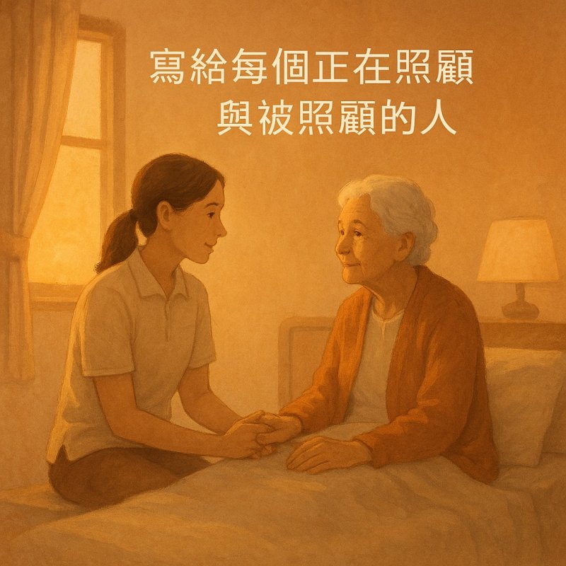 【長照哲學系列1】從照顧現場出發，寫下關於愛、尊嚴與人性的真實筆記。 寫給每個正在照顧與被照顧的人
