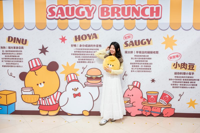 dtto friends 主題快閃店《SAUGY BRUNCH》 台式早餐店南下高雄夢時代正式開張