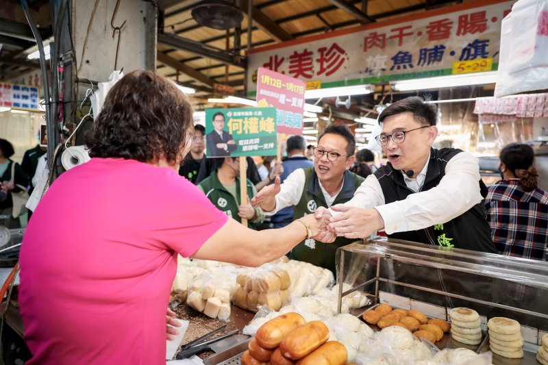 一天掃三菜市場勤走基層傾聽民意  賴瑞隆：用最貼近市民的方式爭取最大支持