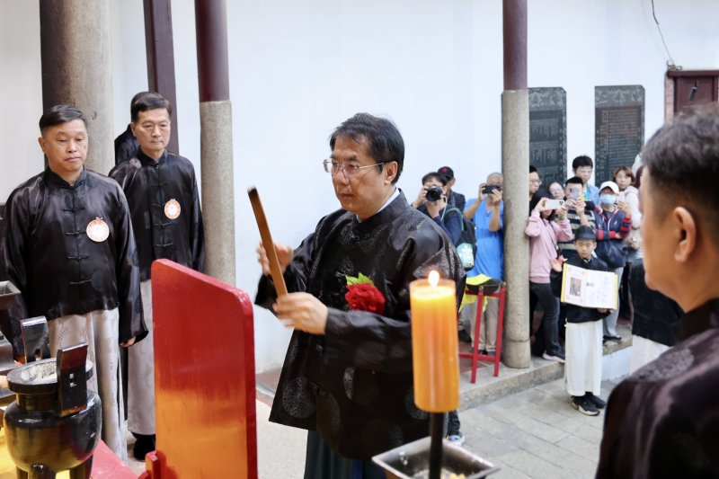 臺南春祭武聖祭祀大典 黃偉哲主祭傳承古禮
