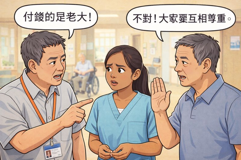 【長照哲學 No.29】誰才是長照現場的老大?—被誤解的外勞與被忽視的公平 【長照哲學 No.29】誰才是長照現場的老大?—被誤解的外勞與被忽視的公平