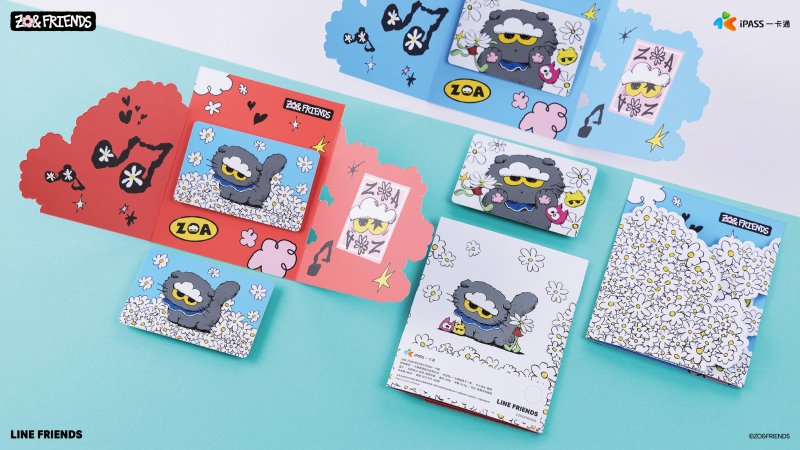 全宇宙最幸運的貓登場！ LINE FRIENDS (韓國 IPX) 與 G-DRAGON 共同創造的角色「ZO&FRIENDS」推出系列一卡通　