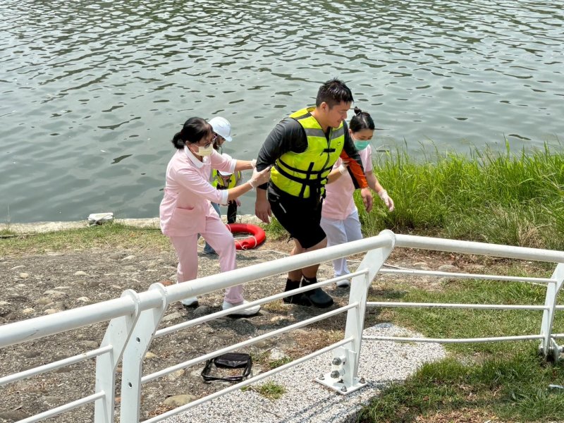 農水署模擬跨領域災害  興中制水門實兵演練展成果 守護農民用水安全