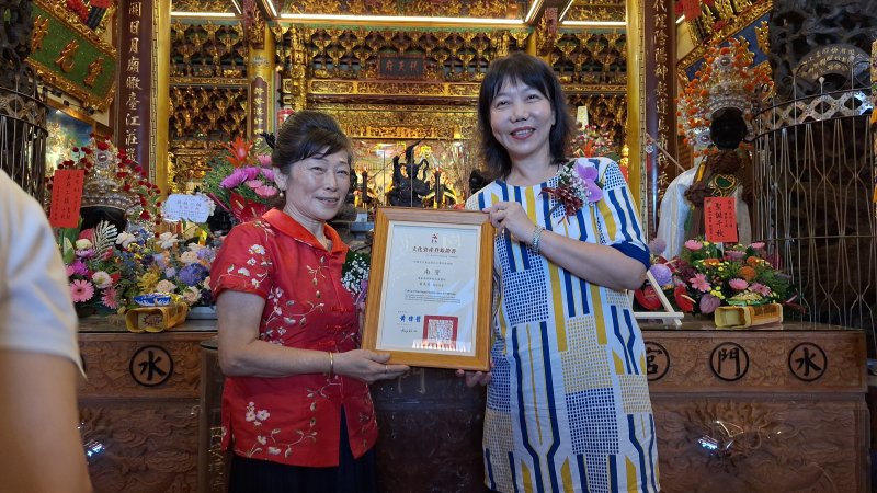 傳統藝術「南管」藝師黃美美藝師獲認定文資保存者