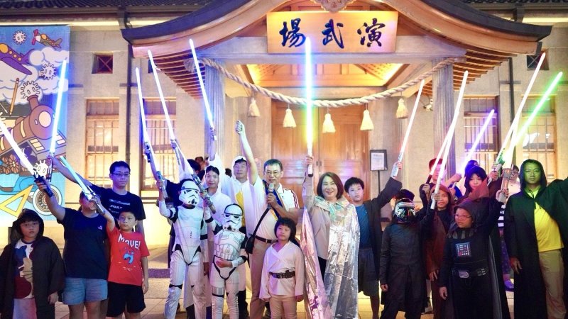屏東演武場化身星際舞台 搖身轉變「星際漫步月球觀測」