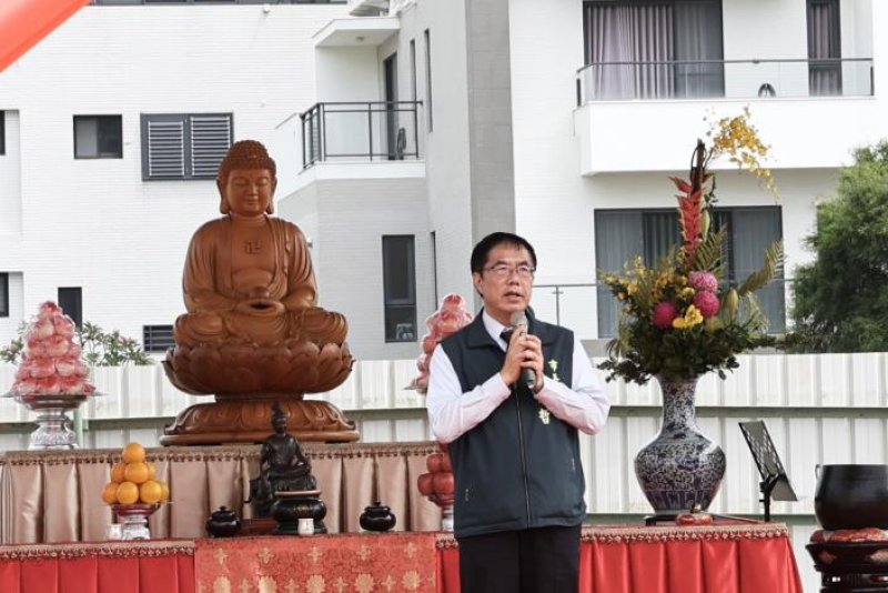 全台首座綠建築佛寺廣雲寺今動土   盼打造台南低碳新地標