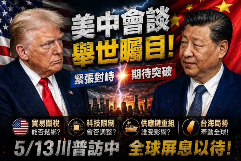 川普直奔北京與習近平正面交鋒    美中下一步將改變世界