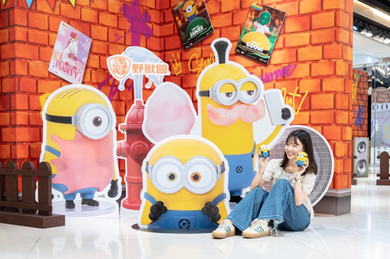  夢時代《玩在一奇派對吧快閃店》即日起盛大登場！ 五大人氣IP拍照區一次蒐集 打造最萌電影派對