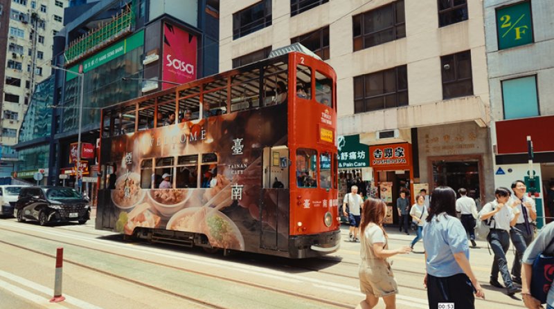 臺南躍上香港百年叮叮車！ 古都魅力穿梭香江 生態美食魅力吸睛
