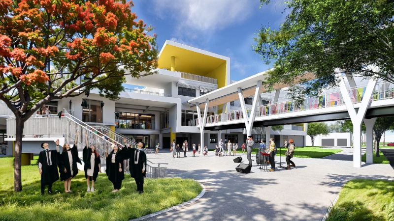 國立高科實驗高級中學校舍新建工程模擬圖(卓越獎). 國立高科實驗高級中學校舍新建工程模擬圖(卓越獎).