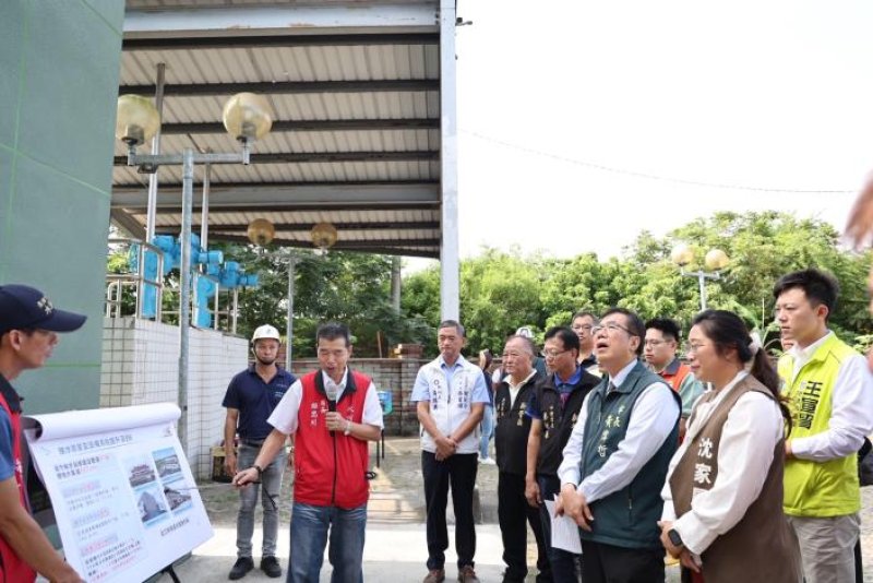 新營興隆抽水站機組更新完成 黃偉哲：大新營防洪戰力再升級