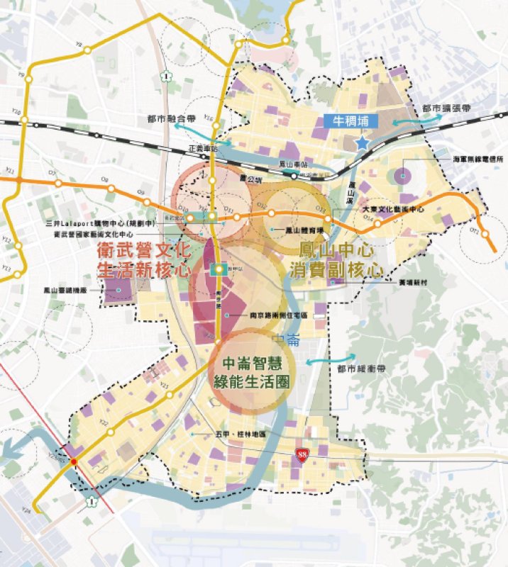 鳳山華麗轉身！都市計畫通盤檢討第一階段啟動，捷運、公園、停車場全面升級
