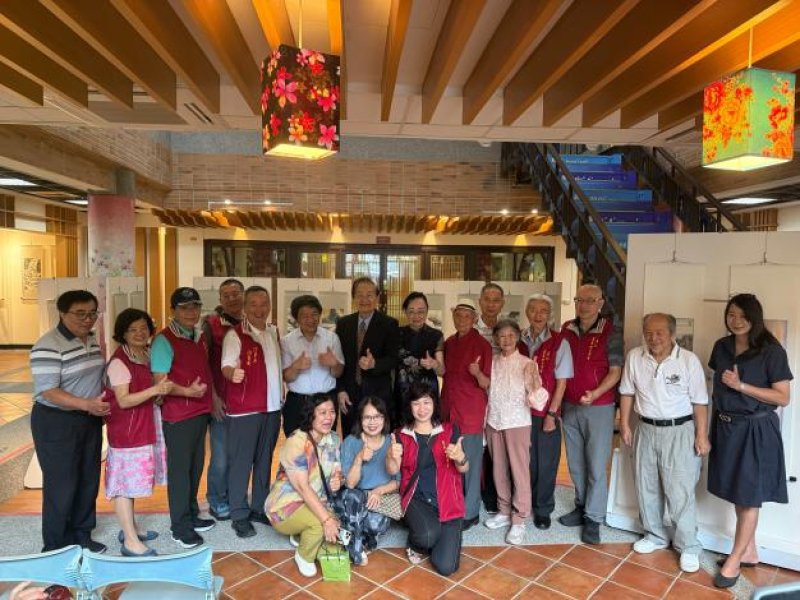 「墨舞丹青」張志強師生聯展登場　水墨藝術走進客家文化會館