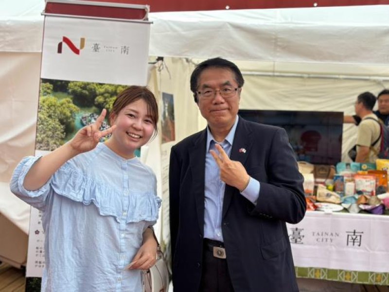 黃偉哲快閃京都奈良　臺南美食攜台灣味攻進關西