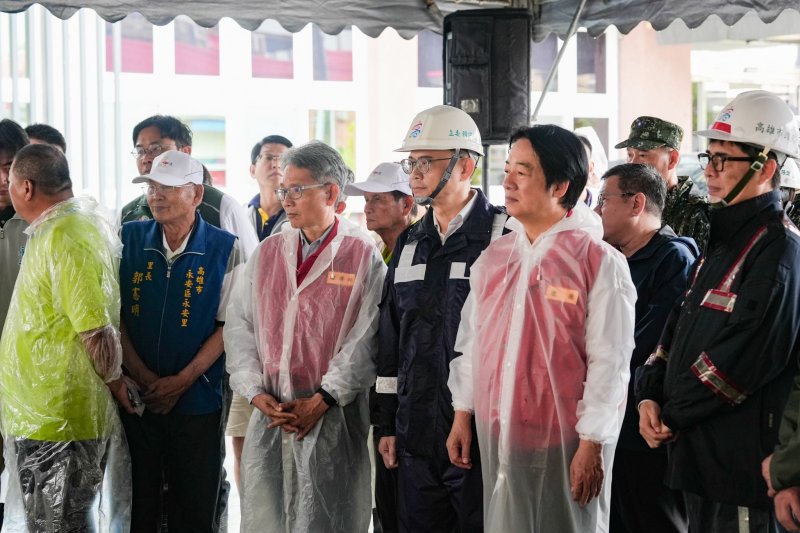 陪同賴清德、陳其邁視察岡山、永安治水　賴瑞隆：中央地方攜手完善高雄防洪韌性 爭取漁業現金救助、無息貸款