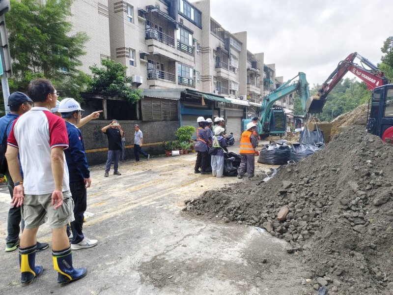 小港松富街坍塌　市府啟動坡地監測加速復原