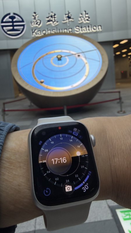 高雄車站「神祕大金碗」撞臉Apple Watch？讀者抬手一比　竟藏天文鐘巧思