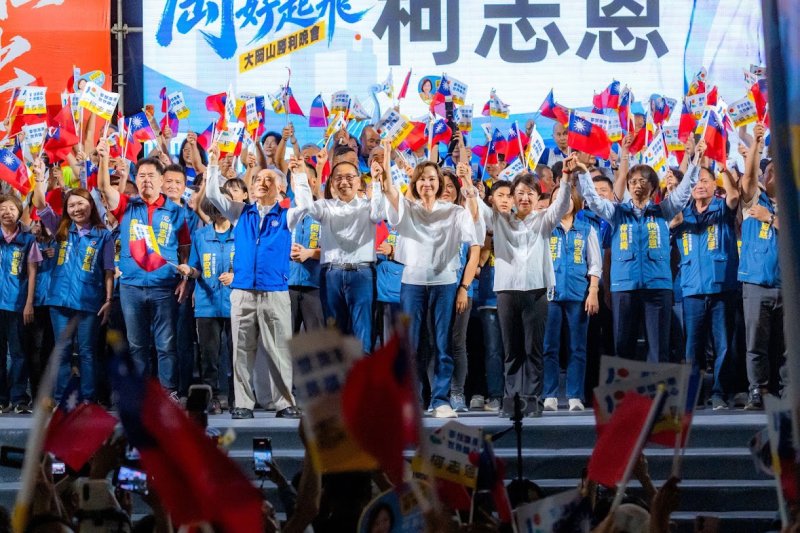 柯志恩岡山造勢主辦方喊3萬人　王金平、侯友宜、盧秀燕同台力挺