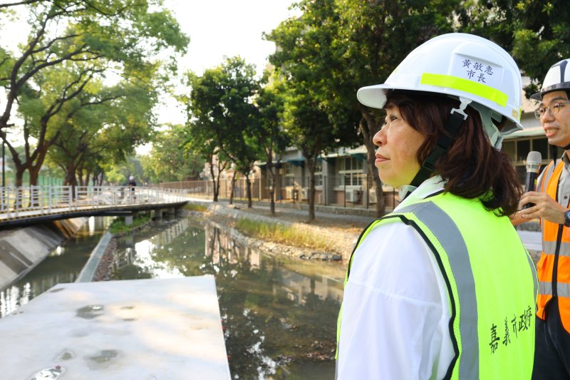  將軍圳水綠廊道工程持續推進　黃敏惠打造城市綠意與友善步行空間