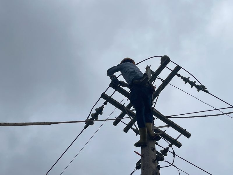 台電高雄區處行架空線路搶修(4)