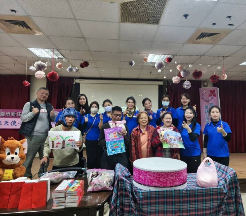 高雄市新住民姐妹互促協會「愛在天使心中綻放」慈善關懷活動。 圖/張玉杰 提供