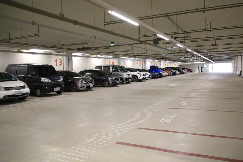 嘉北國小地下停車場正式啟用,提供218席停車位 嘉北國小地下停車場正式啟用,提供218席停車位
