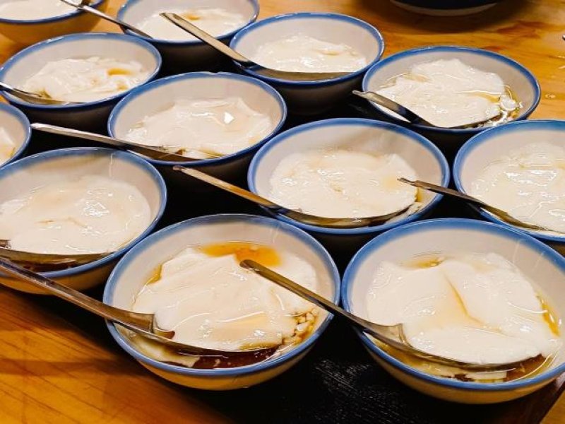 2. 遵循古法製作，豆香濃郁、綿密滑順，筑馨居的手工豆花每天限量，要吃動作得快。