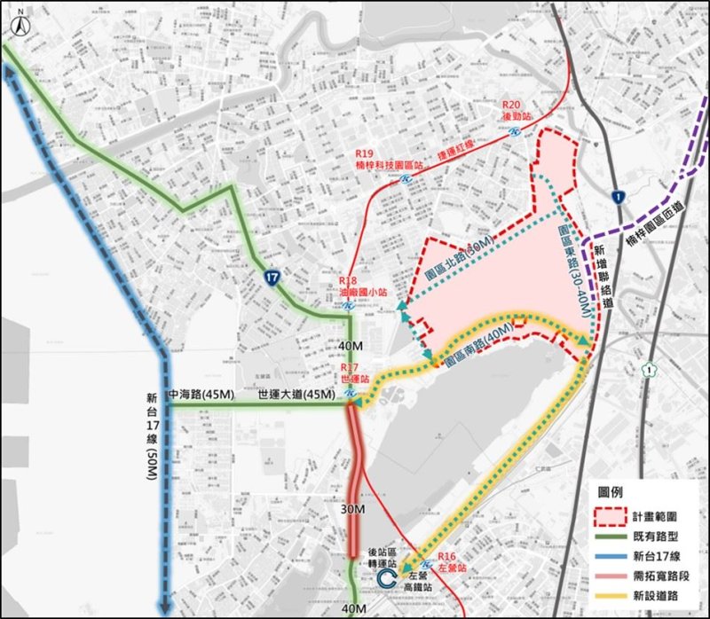 南科楠梓園區聯外動線規劃圖.j