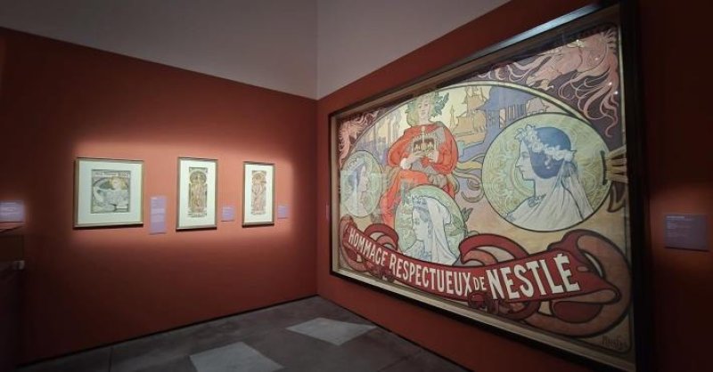 .慕夏百年經典特展作品(臺南國家美術館籌備處提供 .慕夏百年經典特展作品(臺南國家美術館籌備處提供