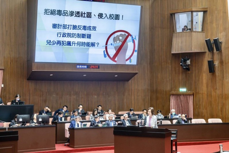 立法院今（6）日進行總質詢，國民黨立委柯志恩，針對國內毒品防制體系崩盤，向行政院長卓榮泰提出嚴正質詢
