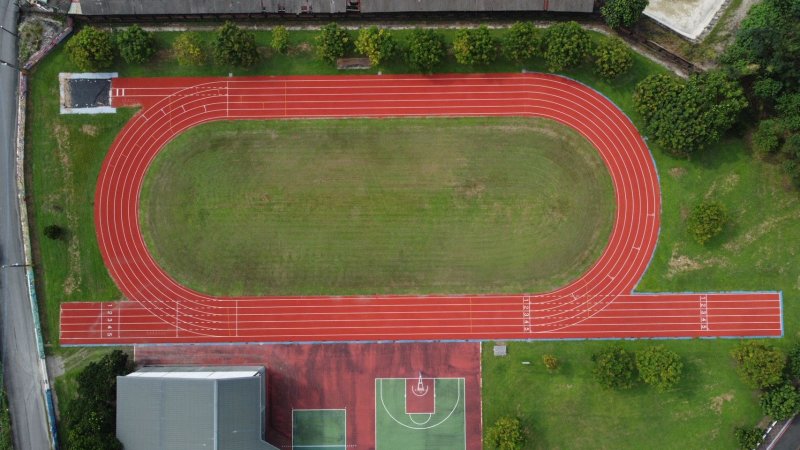 九如國PU跑道整建完工 九如國PU跑道整建完工
