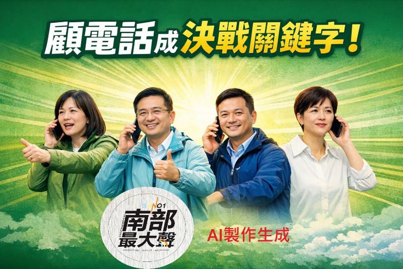 顧電話成決戰關鍵字！民進黨高雄市長初選民調開打　四強臉書動員拚最後一哩路
