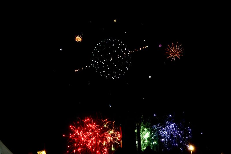 2026北野祭春日戶外生活節 180秒煙火與無人機璀璨屏北夜空	 