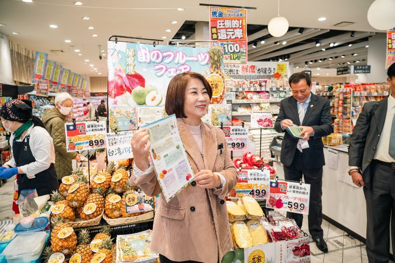 屏東農產現身東京日本知名連鎖超市及飯店