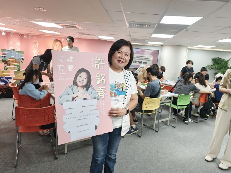 許銘春競選辦公室成立　「三無」候選人要打「三有」選戰