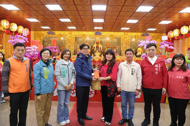  陳其邁參拜4座天公廟  祈求國泰民安 社會繁榮
