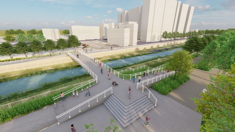 鳳山溪人行新橋動工 連結大東濕地並可直達大東公園捷運站