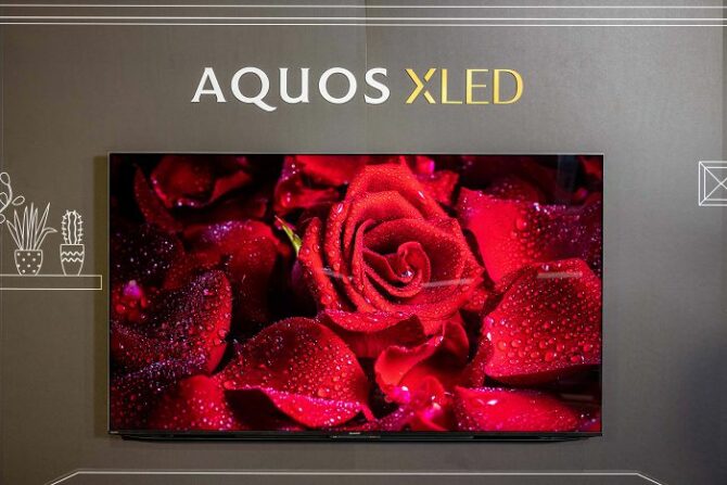 夏普展現真 mini LED 顯示技術　AQUOS XLED 65 吋四月台灣開賣