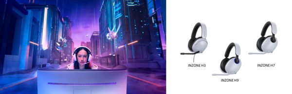 打造 360 度臨場音效體驗　Sony 發表 INZONE H9/H7/H3 電競耳機系列