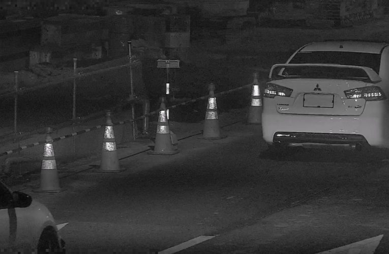 （有片）炸街車車遊闖紅燈　清水警分局調監視器以車追人嚴辦