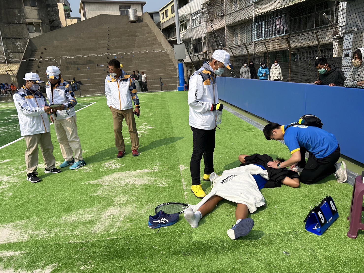 全中運網球資格賽釀憾事 質疑新竹縣網球場不平